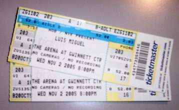 Luis Miguel Tickets